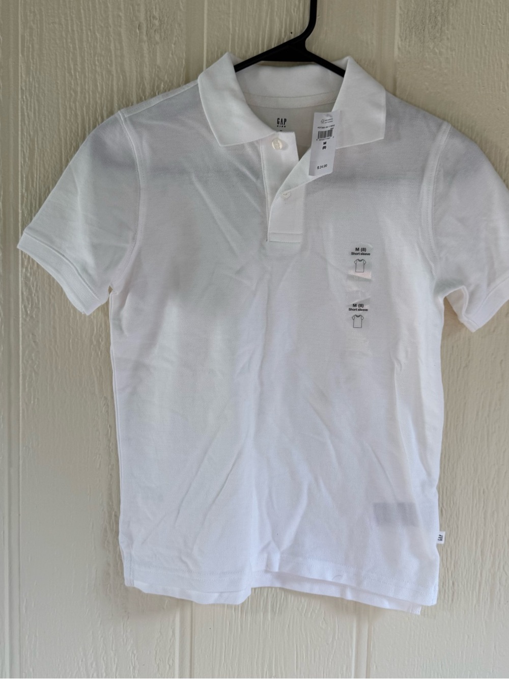 GAP White Kids Polo Shirt